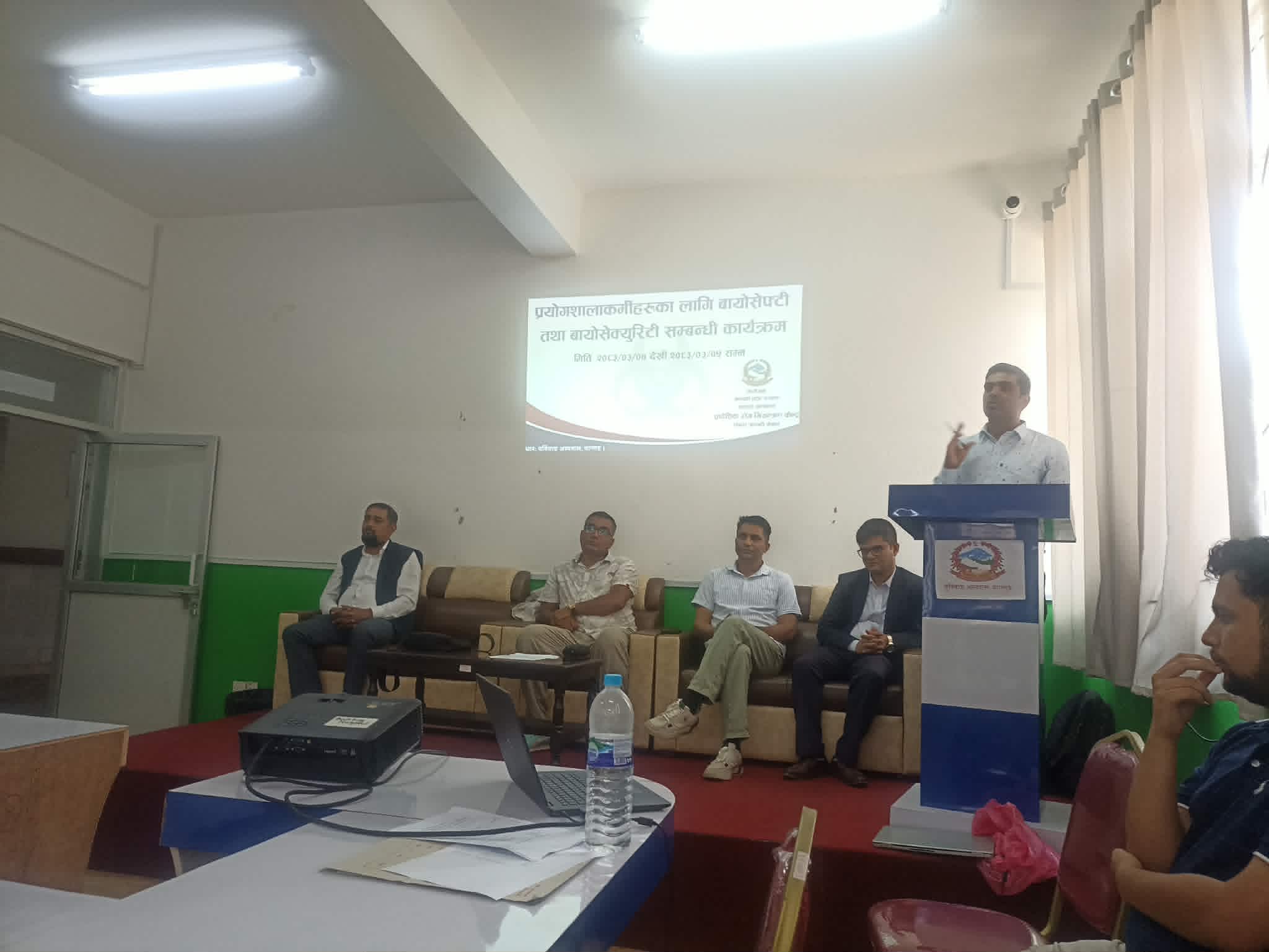 Biosafety and biosecurity related programs for lab workers